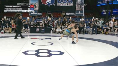 132 lbs Cons. Sub-rd Of 16 - Jordan Manyette, Pennsylvania vs Jonas DesRochers, Washington