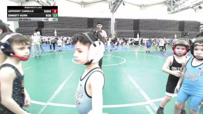 44 lbs Rr Rnd 9 - Rocco Pico, South Side K3 vs Gino Conicelli, Wrecking Crew Wrestling Academy