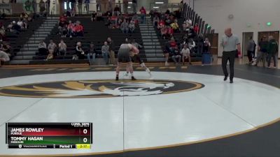 184 lbs Cons. Semi - James Rowley, Purdue vs Tommy Hagan, Missouri