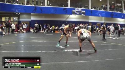 174 lbs Cons. Round 2 - Lucas Nieminen, University Of Central Florida vs Adam Hamada, Reinhardt University