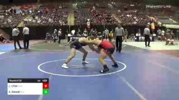 160 lbs Round Of 32 - Jaxon Utter, 4MG Wrestling vs Aidan Gassel, Silverback Wc