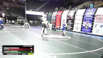 165 Class 1 lbs Champ. Round 1 - Grant Rodriguez, Cole Camp vs Ethan Markham, Central (New Madrid County)