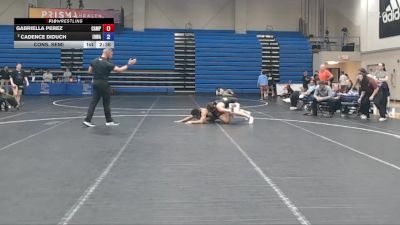 145 lbs Cons. Semi - Cadence Diduch, Iowa vs Gabriella Perez, Campbellsville University
