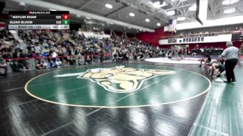 120 lbs Champ. Round 2 - Waylon Shaw, Fortuna vs Elijah Bloom, El Cerrito