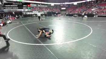 Girls 114 lbs Cons. Round 1 - Scarlett Shreve, Oconomowoc-Girls vs Naomi Bermudo, Sauk Prairie/Wis. Heights-Girls