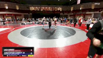 150 lbs Semifinal - Jack Egbert, Poteau High School Wrestling vs Christopher Garrett Jr, Westmoore Wrestling Club