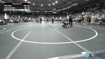 40 lbs 3rd Place - Erik Avila, Ponca City Wildcat Wrestling vs Cavon Rogers, Berryhill Wrestling Club