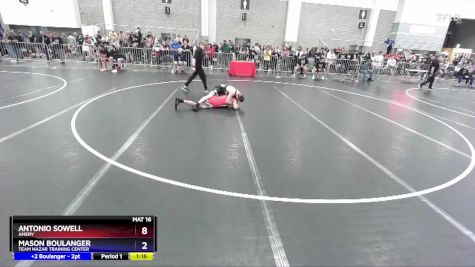 138 lbs Quarterfinal - Antonio Sowell, Amery vs Mason Boulanger, Team Nazar Training Center