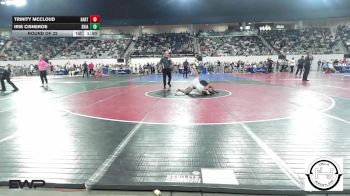 128 lbs Round Of 32 - Liyah Tennial, Tulsa Union Girls vs Kashdyn Woods, Woodland Girls