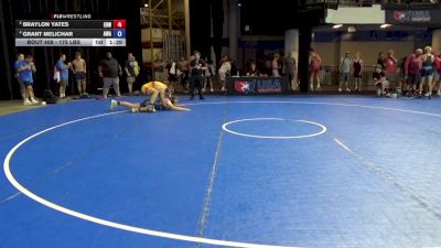 175 lbs Quarters - Braylon Yates, East Rowan Wrestling vs Grant Melichar, Askren Wrestling Academy