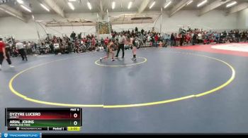 115 lbs Champ. Round 1 - Arial Johns, Woodland Park vs Dyzyre Lucero, Legacy