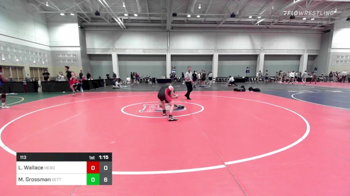 113 lbs Rr Rnd 1 - Lincoln Wallace, Heroes vs Myles Grossman, Gettysburg