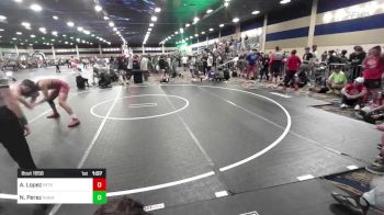 175 lbs Round Of 32 - Alex Lopez, Peterson Grapplers vs Nicholas Perez, Hughson