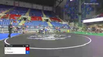 113 lbs Consi Of 64 #2 - Kylar Kurtz, Oklahoma vs Carlos Vazquez, California