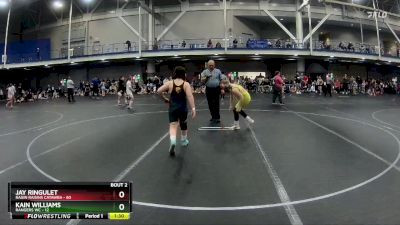 110 lbs Round 1 (6 Team) - Jay Ringulet, Ragin Raisins Catawba vs Kain Williams, Rangers WC