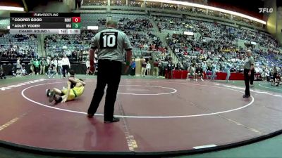 106 lbs Champ. Round 1 - Cooper Good, Northfield vs Adley Yoder, Northridge