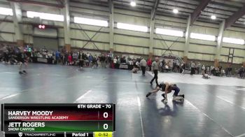 70 lbs Cons. Round 2 - Jett Rogers, Snow Canyon vs Harvey Moody, Sanderson Wrestling Academy