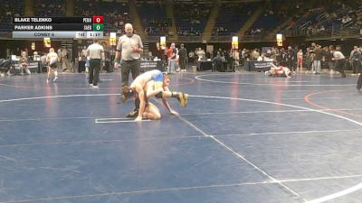 117 lbs Consy 6 - Blake Telenko, Penn Trafford vs Parker Adkins, Saegertown