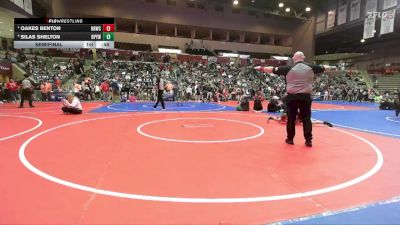 64 lbs Semifinal - Oakes Benton, Honey Badger Wrestling Club vs Silas Shelton, Benton Parks Youth Wrestling