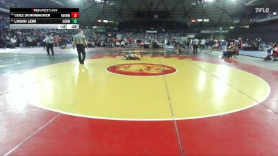 Boys 3A 150 lbs Cons. Round 5 - Logan Lewi, Heritage vs Cole Schumacher, Enumclaw