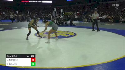 125 lbs Consi Of 16 #1 - Alondra Juarez, Alisal vs Gianna Colon, Castro Valley