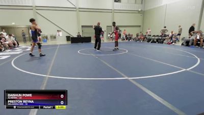 150 lbs Semis & 3rd Wb (16 Team) - Daishun Powe, Alabama vs Preston Reyna, Oklahoma Red