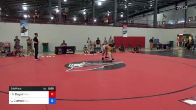 82 kg 5th Place - Bryce Dagel, Pinnacle Wrestling Club vs Luke Ciampa, Eclipse Wrestling Club