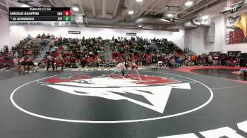 132 lbs Champ. Round 1 - Lincoln Scaffidi, Castle View vs AJ Alvarado, Jefferson