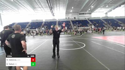 123 lbs Final - Nickolas Valencia, Juggernaut WC vs Ry Talbot, Atc