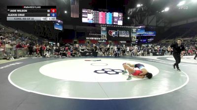 105 lbs Cons. Rd Of 32 - Jade Wilson, KS vs Alexis Cruz, OR