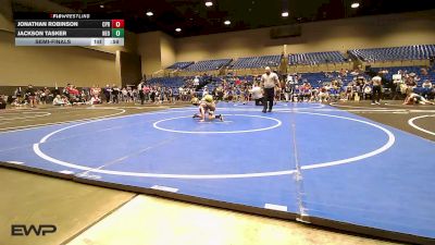 50 lbs Semifinal - Jonathan Robinson, Panther Youth Wrestling vs Jackson Tasker, Neosho Wrestling