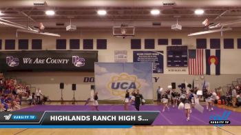 Highlands Ranch High School - Small Varsity Coed [2022 Small Varsity Coed Day 1] 2022 UCA Colorado Regional
