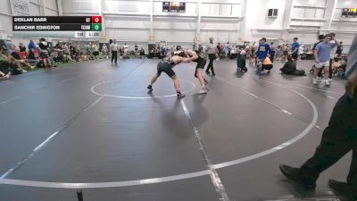 120 lbs Round 3 (4 Team) - Sanchir Edington, The Compound vs Deklan Barr, Garnett Trained