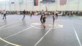 64 lbs Quarterfinal - Zanyah Keys, Team Aggression vs Ava Ojeda, Way Out West