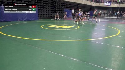 115 lbs Quarterfinal - Lily Riehl, Ocean Pines vs Amelia Cobbs, Pittsburgh