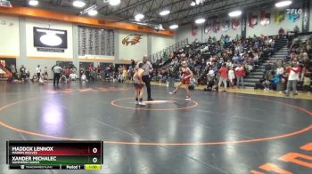 N-11 lbs Quarterfinal - Xander Michalec, Hammerin Hawks vs Maddox Lennox, Marion Wolves