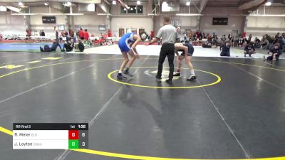 120 lbs Rr Rnd 2 - Ryan Meier, Blair Academy vs Jake Layton, Connellsville