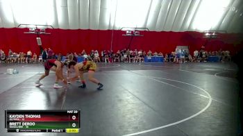 165 lbs Round 1 (6 Team) - Brett DeRoo, Waska/BBE vs Kayden Thomas, Olympia