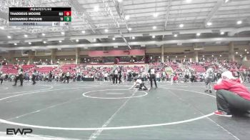 95 lbs Round 1 - Thaddeus Moore, Maize vs Leonardo Froude, Team Haysville