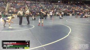 2A 120 lbs Cons. Round 3 - Will Brickle, North Surry vs Phoenix Michaud, Newton Conover