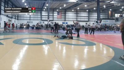 144 lbs Semifinal - Robert Alexander, Sly Fox Wrestling Club vs Simeon Barrett, Grizzly Wrestling Club