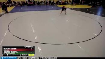 126 lbs Quarterfinal - Colton Zwiefel, St Thomas Academy vs Jordon Oehme, Brandon