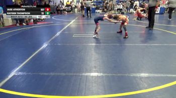 66 lbs Semifinal - Jase Atherton, Mifflin County vs Kayden Thompson, Tri State Hammers