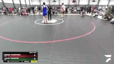 160 lbs Quarterfinal - Drake Thompson, WA vs Gavin Camacho, WA