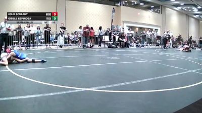 64 lbs Semifinal - Jolie Schlaht, Monster Garage vs Gisele Espinosa, Yucaipa Thunder WC