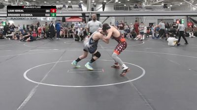 115 lbs Placement (4 Team) - Brennen Veverka, Team PA/USA vs Liam Isreal, Grit Mat Club