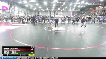 78 lbs Semifinal - Kasen Davisson, Okanogan Underground WC vs Rowen Moore, Team Real Life Wrestling