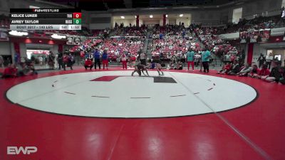 140 lbs Semifinal - Kelice Luker, Tulsa Union Girls vs Avrey Taylor, Russellville