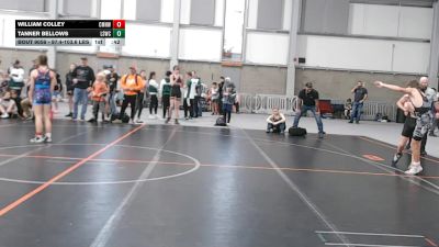 97.4-103.6 lbs Champ. Round 1 - Tanner Bellows, Lake Stevens Wrestling Club vs William Colley, Cheney Mat Hawks Wrestling Club