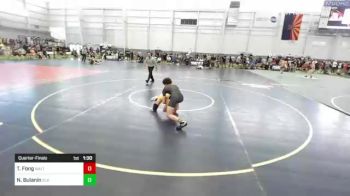 126 lbs Quarterfinal - Taeoma Frank, Stout Wrestling Academy vs Damien Lobaugh, Unattached